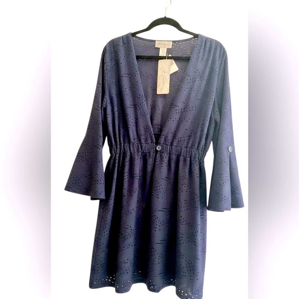 J. VALDI Swimsuit Coverup w/Original Tags, Large